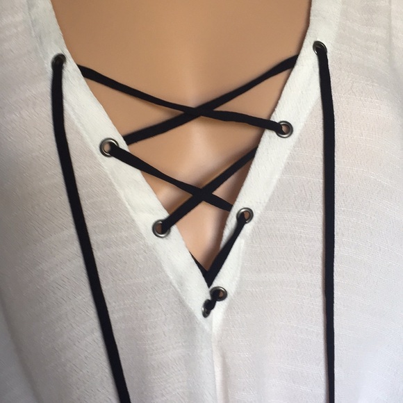 FREE PEOPLE SOPHISTICATED IVORY TUNIC - Picture 6 of 7